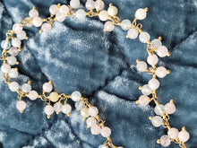 Load image into Gallery viewer, Aquamarine Cluster Necklace