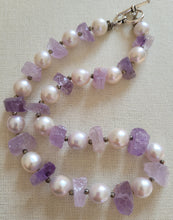 Load image into Gallery viewer, Ametrine Baroque Pearl Statement Necklace