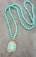 Load image into Gallery viewer, Aventurine Turquoise Necklace