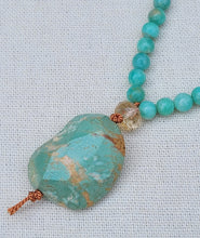 Load image into Gallery viewer, Aventurine Turquoise Necklace