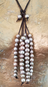 pearl tassel necklace