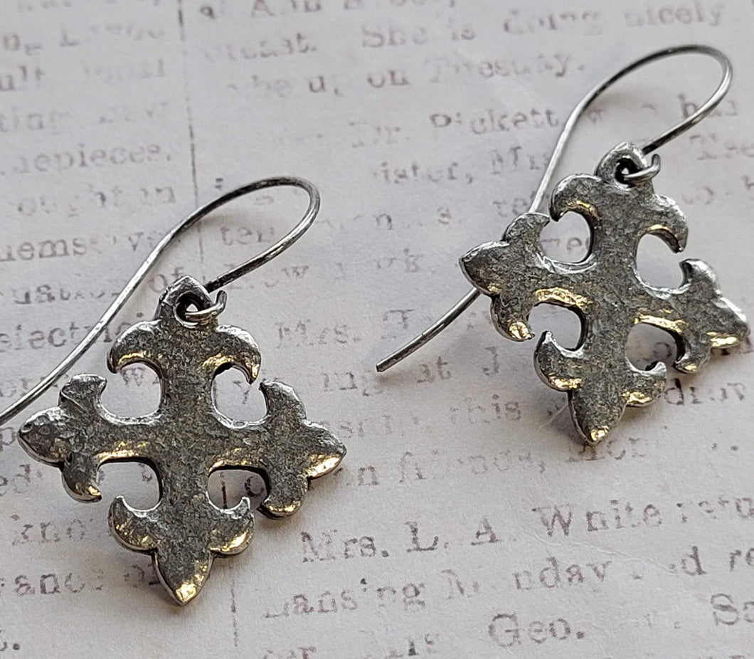 celtic cross earrings