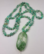 Load image into Gallery viewer, Green Gemstone Mix Necklace