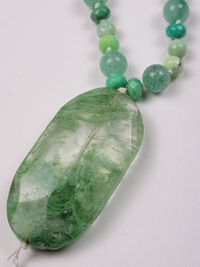 Green Gemstone Mix Necklace