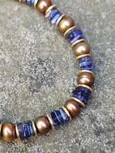 Load image into Gallery viewer, Iolite Stack Necklace