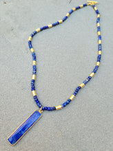 Load image into Gallery viewer, Lapis Lazuli Pendant Necklace