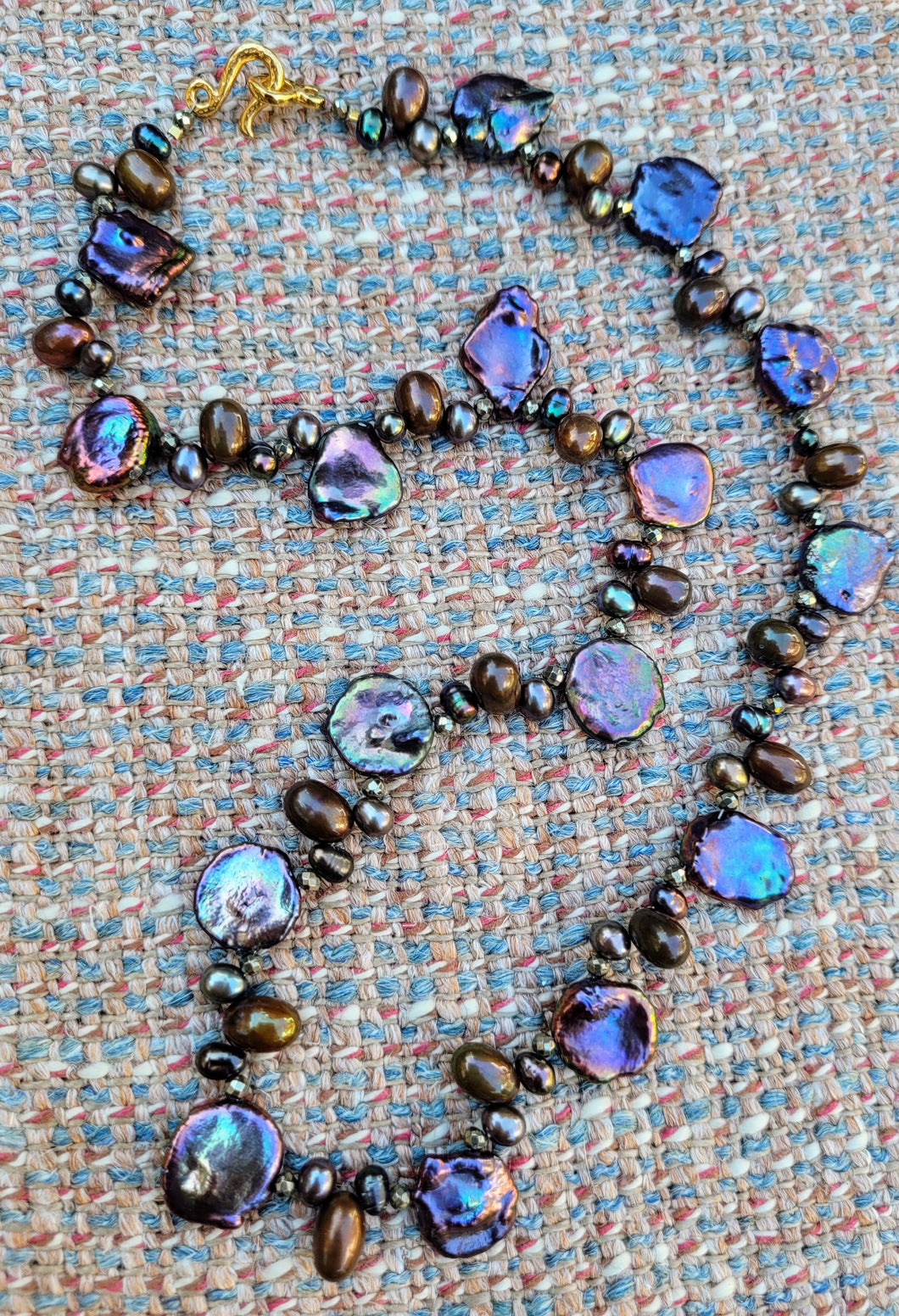 Peacock Keishi Glow Necklace