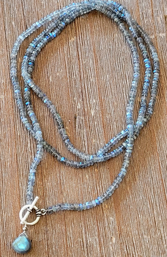 Flashing Labradorite Layering Necklace